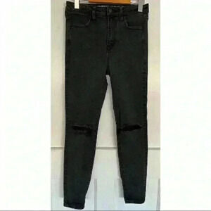 American Eagle Black High  Waisted Stretch Jeans